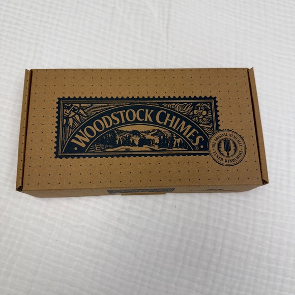 WOODSTOCK MYSTIC SPIRAL TURQUOISE Stone WIND CHIMES Wood Metal Feng Shui NIB NEW - Picture 11 of 17